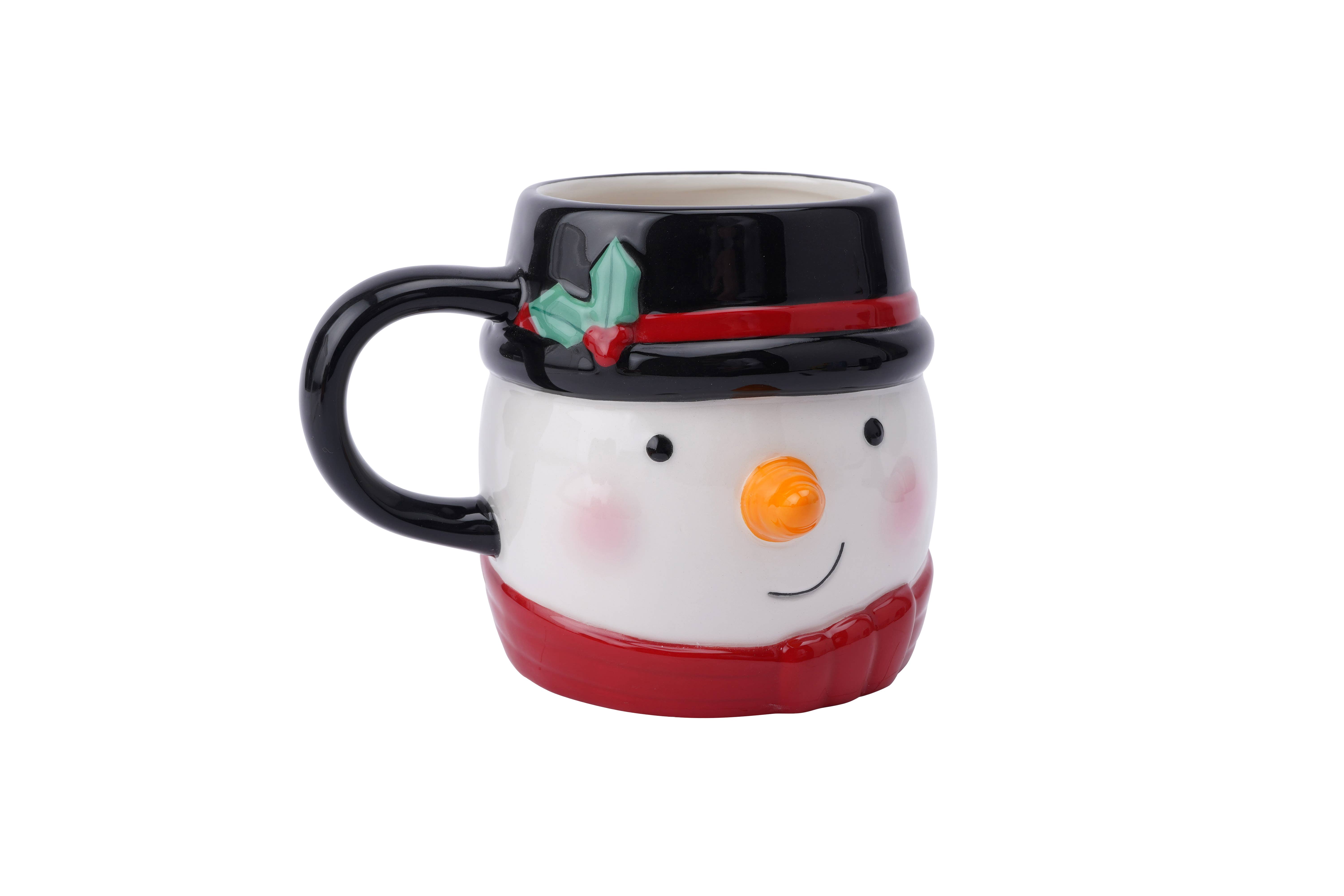 CGB Giftware – wholesale Coffee mug – Joy To The World Festive Snowman Snack Mug2