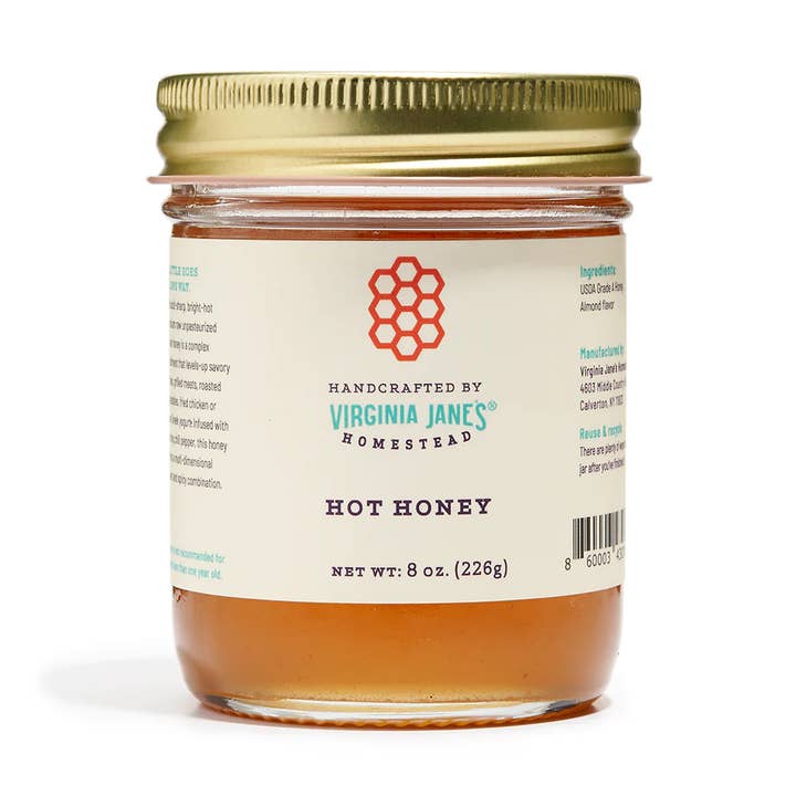 Virginia Jane's Hot Honey for wholesale by Virginia Janes Homestead