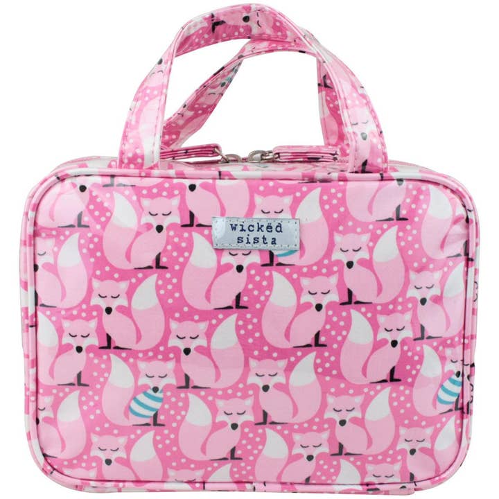 Fuchs in Tops Medium Hold All Kosmetiktasche für den Großhandel von Wicked Sista Bags