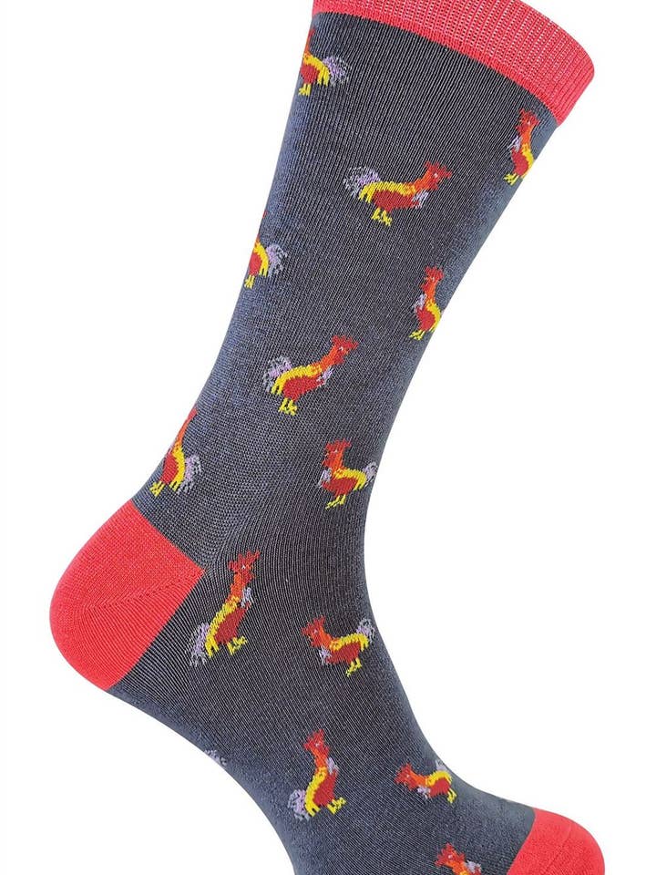 RLA interiors – wholesale Socks – Men's – Mr Heron - Animal Socks Various Designs