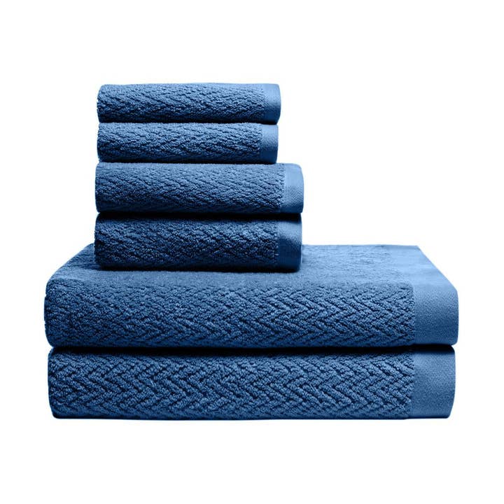 Cotton Creek 6 Piece Towel Set for wholesale by Still Water Linens