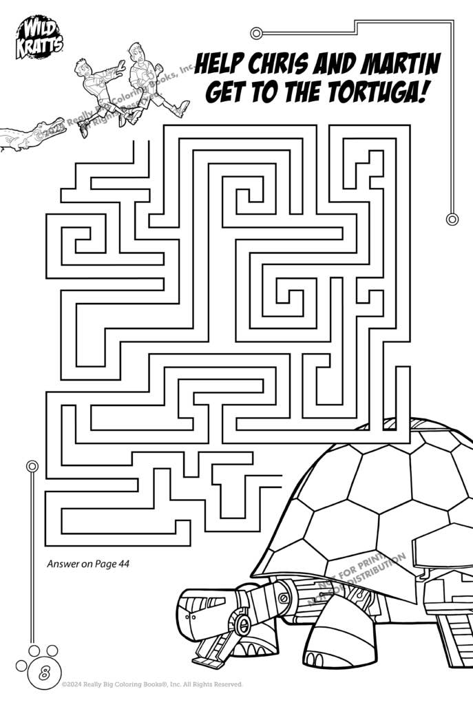 Really Big Coloring Books | ColoringBook.com - Wholesale Coloring & Activity Book - Kids & Baby - Wild Kratts® Giant Coloring Book 12 x 18 PBS KIDS®3