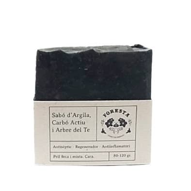 Activated Charcoal Soap for wholesale by Foresta Cosmetica Organica
