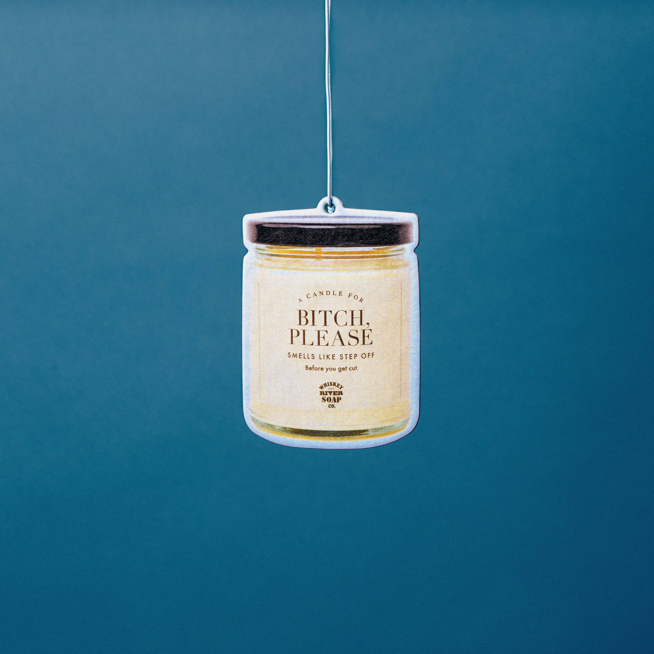 Whiskey River Soap Co. – Ambientador para carro – Unissexo por atacado – Ambientador "Bitch, Please WTF" | Ambientador de Carro Divertido2