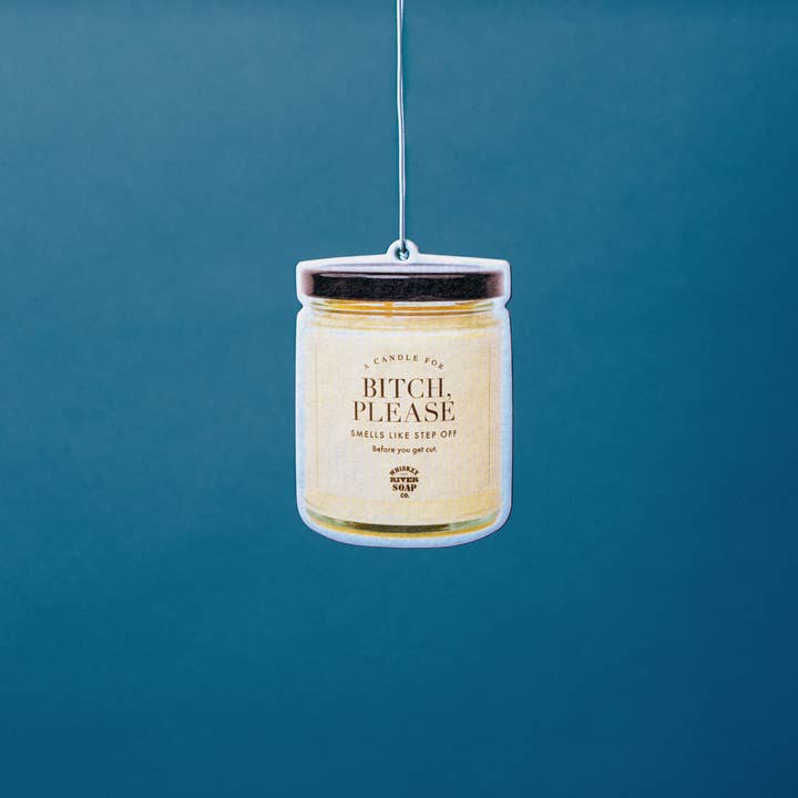 Whiskey River Soap Co. – Ambientador para carro – Unissexo por atacado – Ambientador "Bitch, Please WTF" | Ambientador de Carro Divertido2