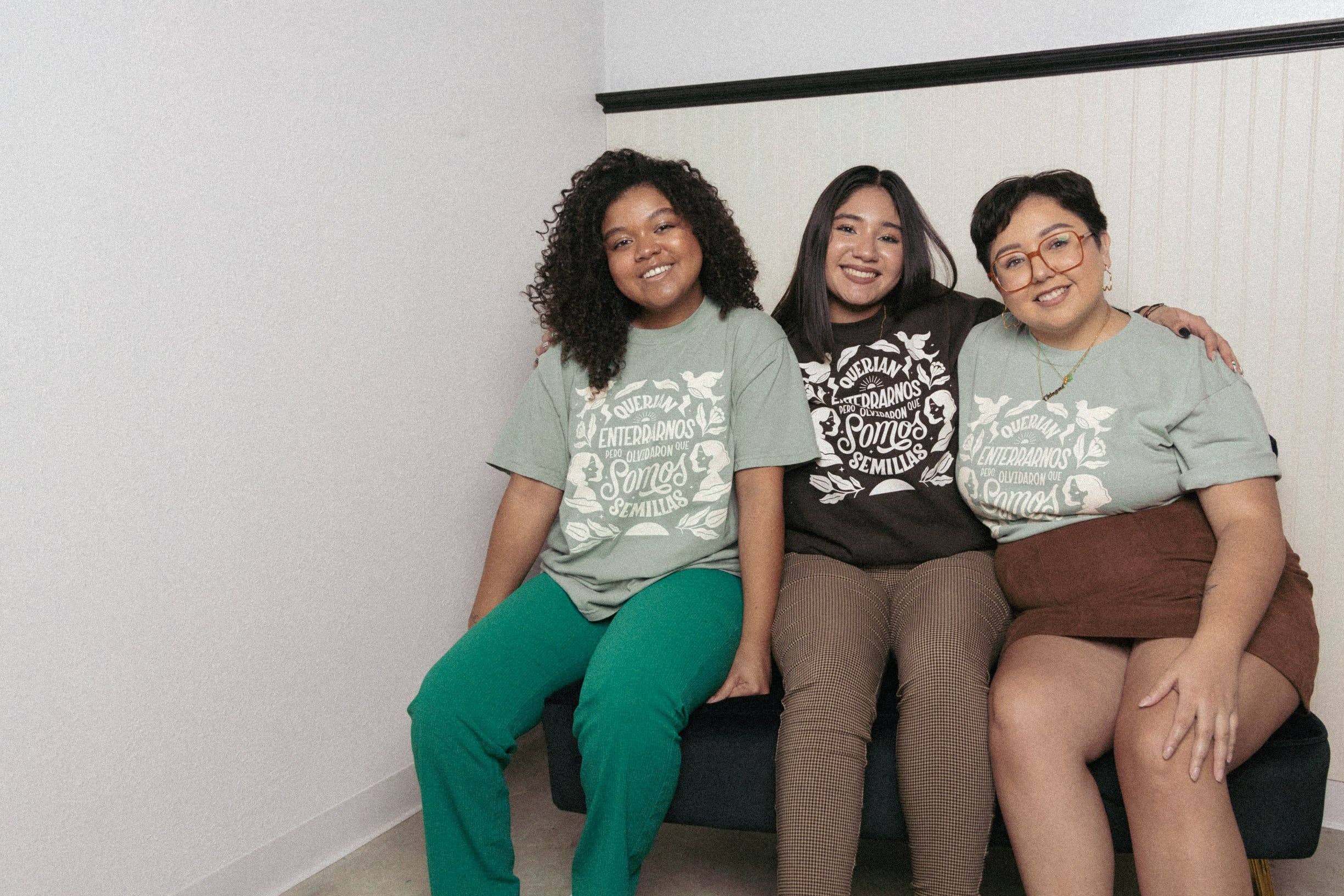 Jen Zeano Designs - Wholesale Screen Printed T-Shirt - Women's - Semillas Tee2