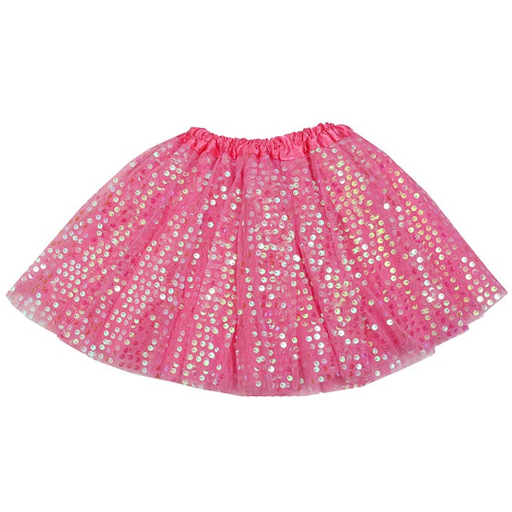 Hot Pink Sequin Tutu for wholesale by Sparkle Sisters by Couture Clips
