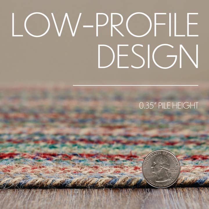 VHC Brands - Wholesale Area Rug - Multi Indoor/Outdoor Small Bone Rug 11.5x17.54