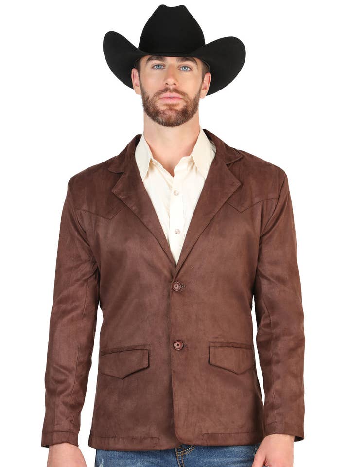 El General Blazer Vaquero de Ante Marrón para Hombre 45637 para venta al por mayor de El General Western Wear
