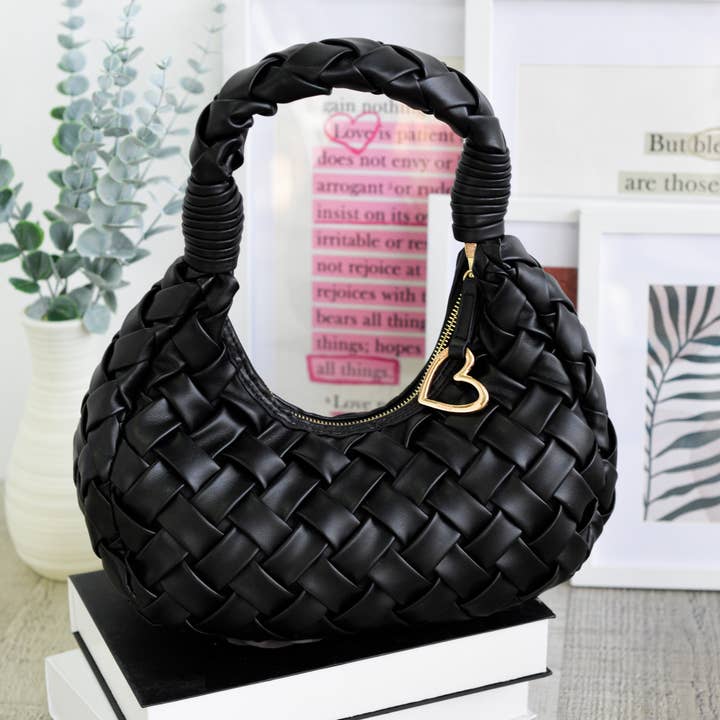 NOCO - Wholesale Top Handle Bag - Women's - Black Braided Gondola1