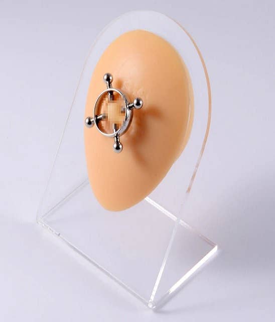 SKINPOP - Wholesale Jewelry Stand & Display - 3D SYNTHETIC LEATHER PIERCING TRAINING A3 A4 A516
