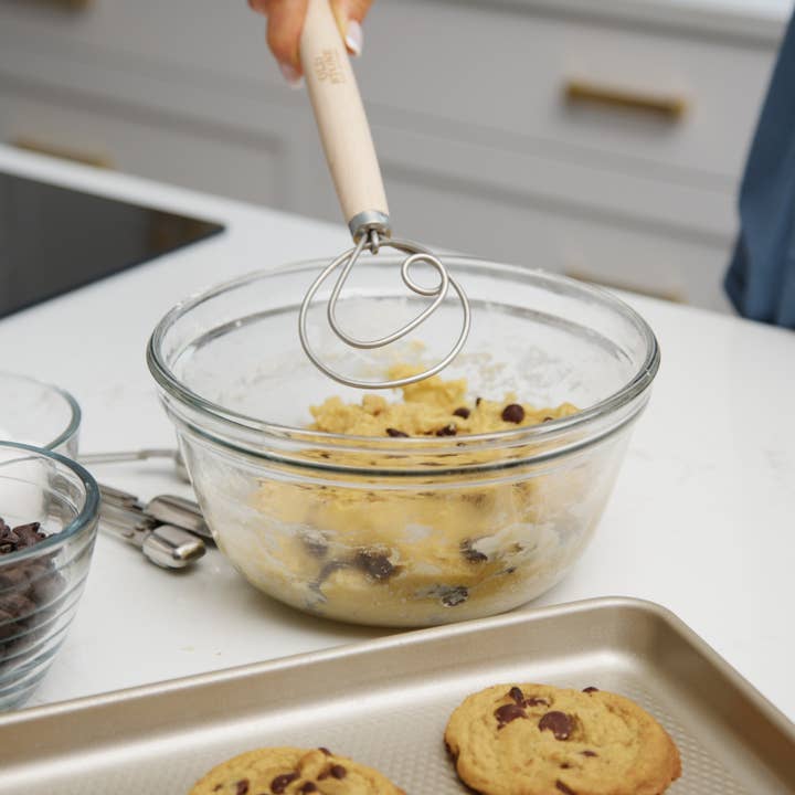 Kitchen Supply - Wholesale Whisk - Old Stone Dough Whisk, 11.5-Inch8