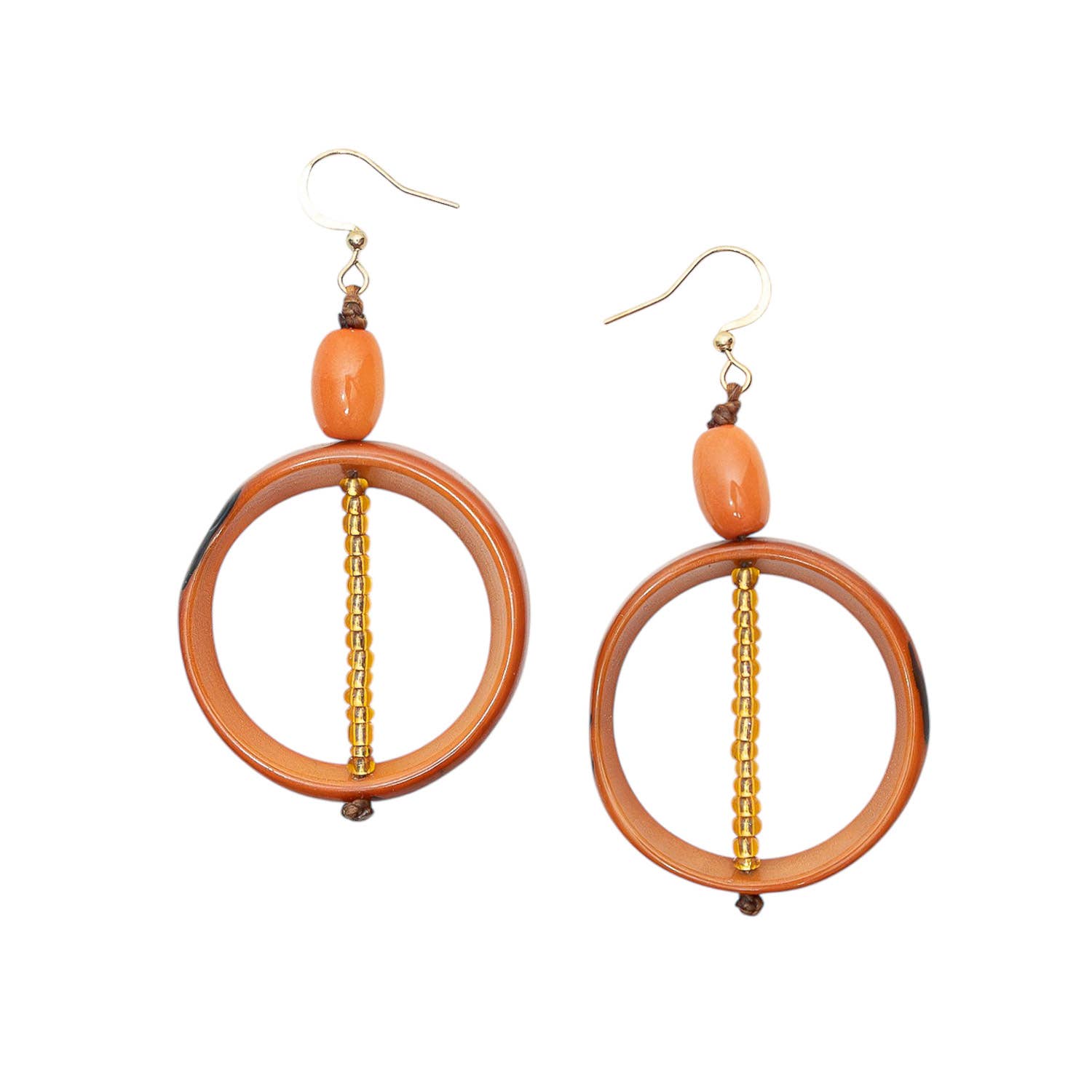 Organic Tagua Jewelry - Wholesale Dangle Earrings - Gemma Earrings1