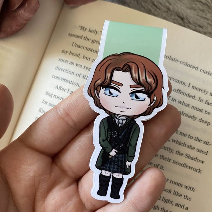 Alsace’s Art - Wholesale Bookmark - Outlander Magnetic Bookmarks, Clare And Jaime Fraser.3