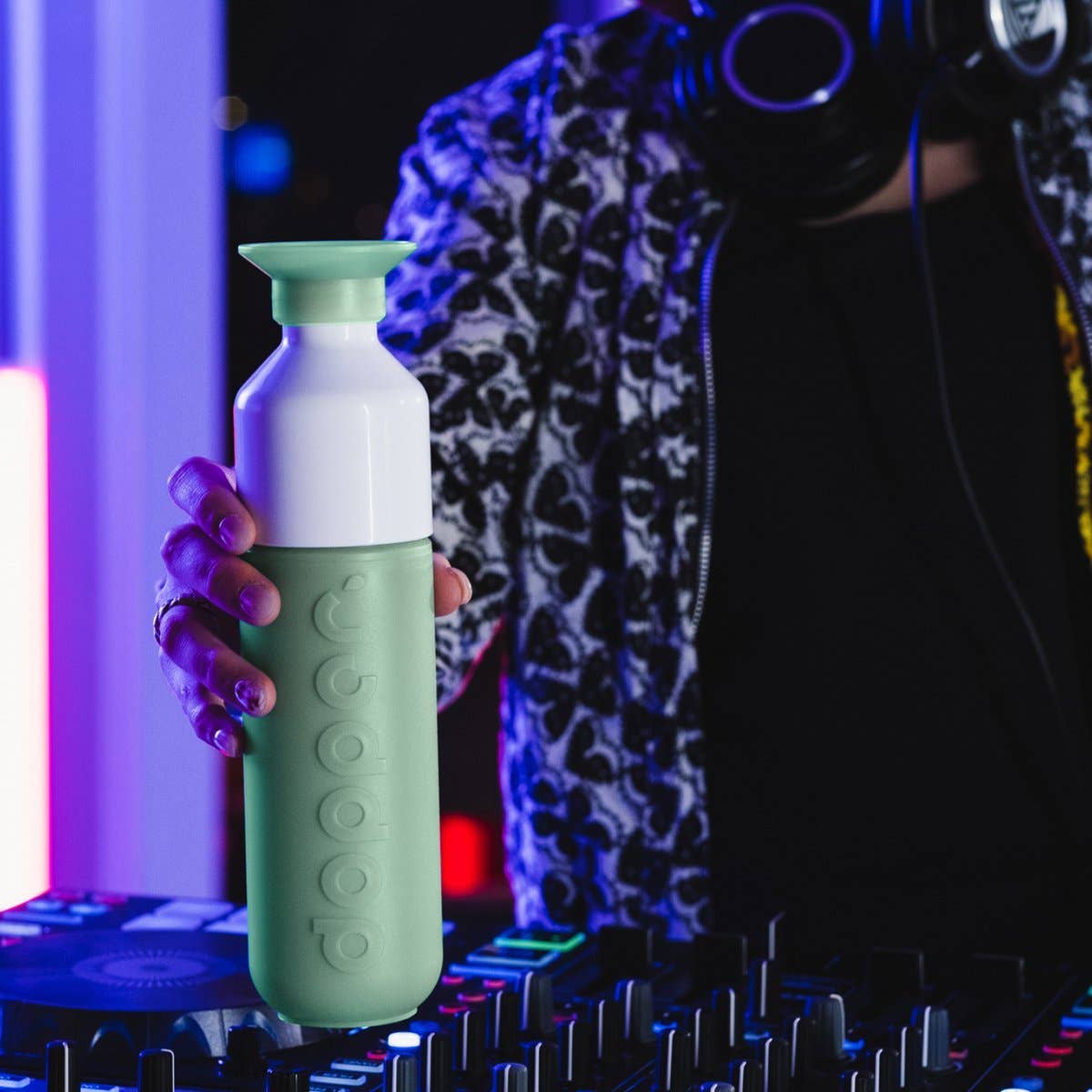 Dopper - Wholesale Water Bottle - Dopper Original Reusable Water Bottle - Neon Light (4x3 pcs)6