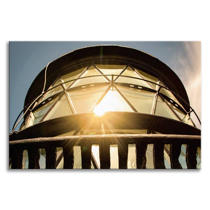 Lienzo de pared con reflejo del sol sobre vidrio, faro de Júpiter para venta al por mayor de Pipa Wall Art & Home Decor