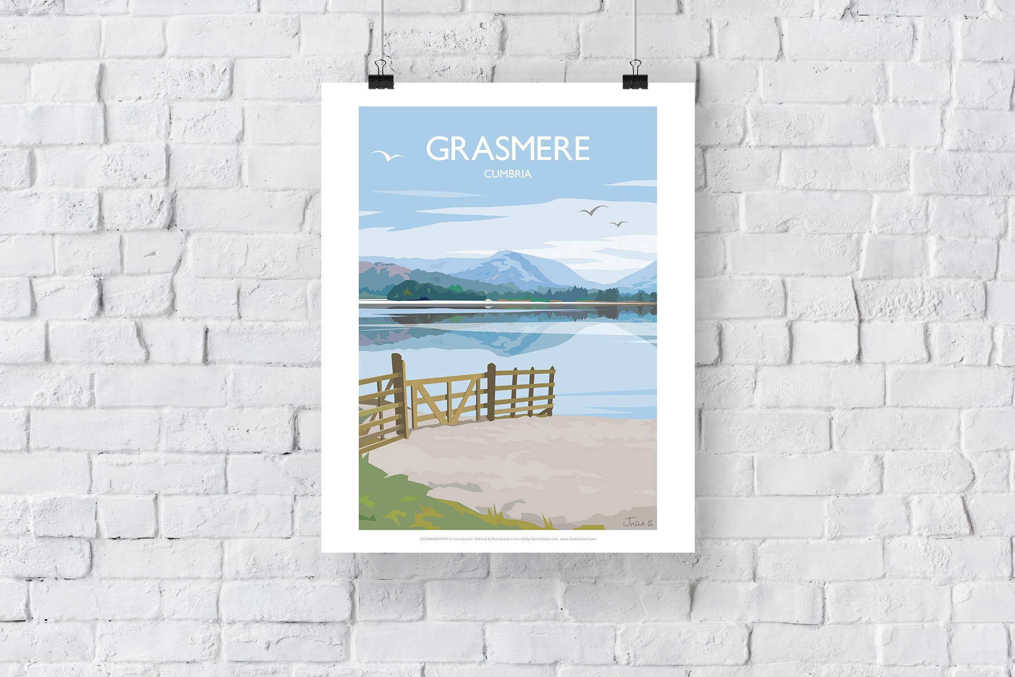 Star Editions – wholesale Art print – Grasmere - Cumbria - 11X14” Premium Art Print2