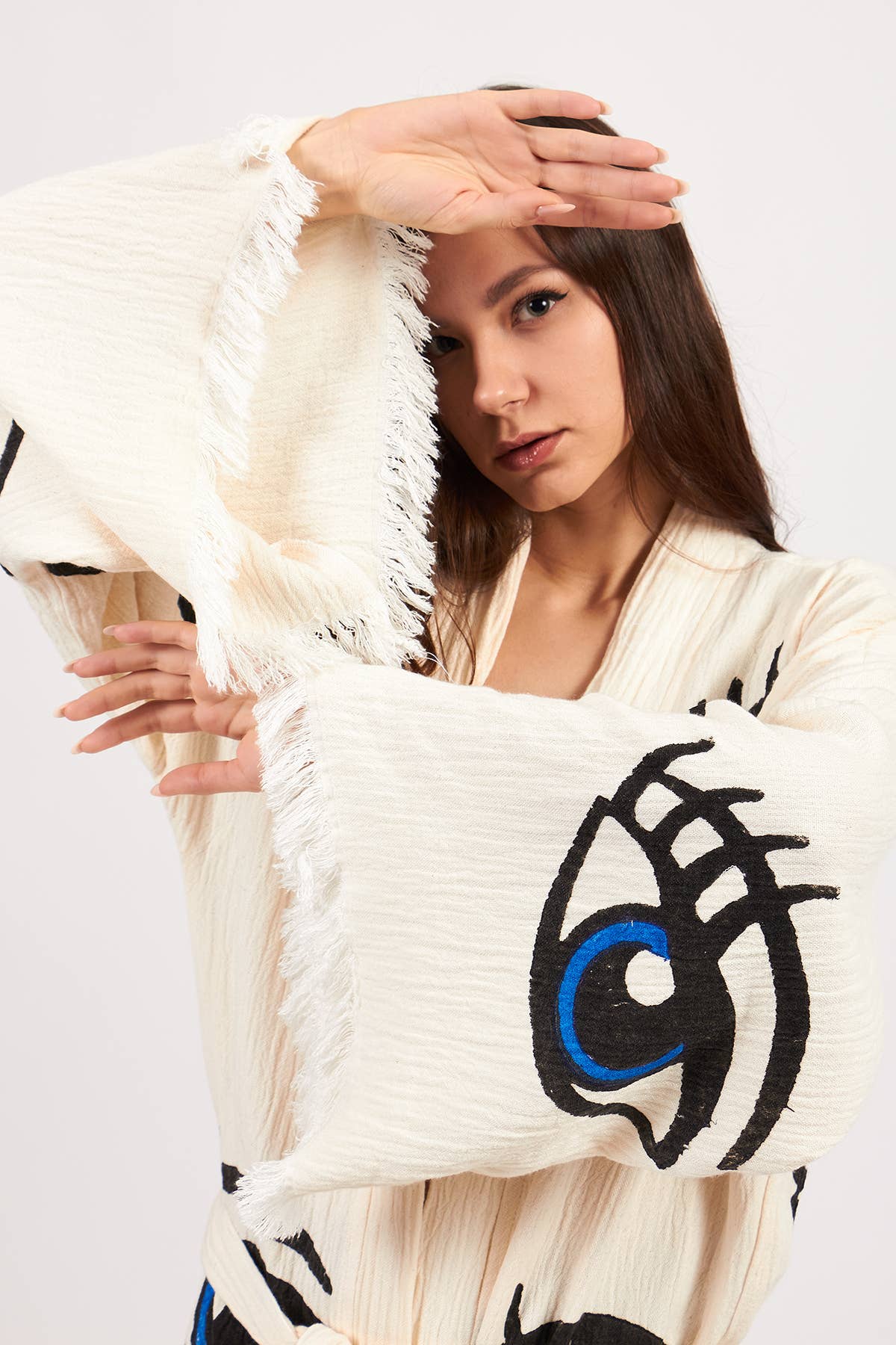Yaz Concepts – wholesale Kimono – Women's – Eye Print Bathrobe | Festival Kimono | Evil Eye Clothing12