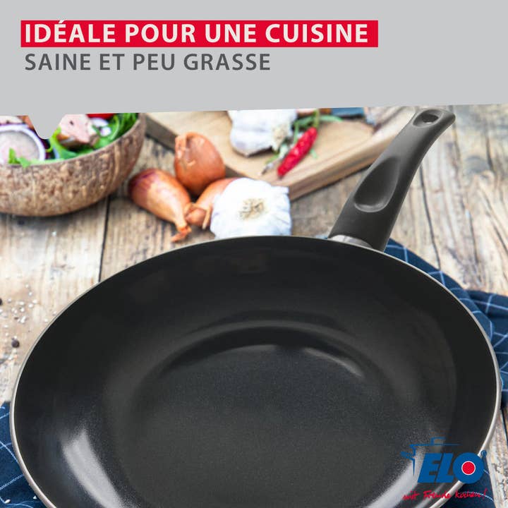 Elo - Wholesale Cookware Set - 3 ceramic frying pans without PFAS, 20, 24 cm and 28 cm