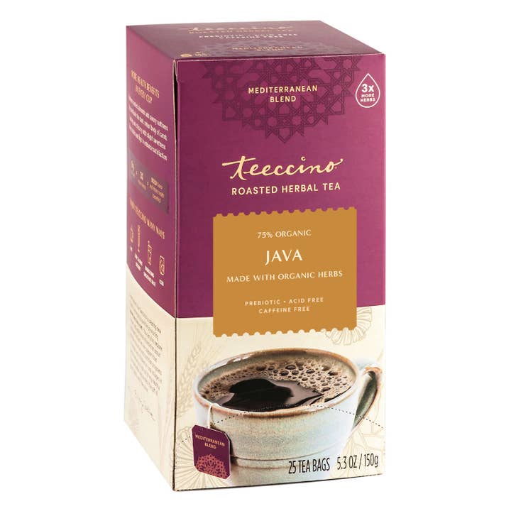 Teeccino - Wholesale Health/Detox Tea - Java Roasted Herbal Tea-75% Organic
