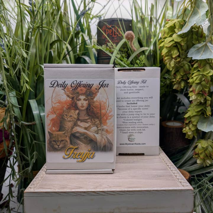 Mystical Roots - Wholesale Meditation Supplies - Goddess Freyja Ritual Kit – Love, Power Altar Kit1