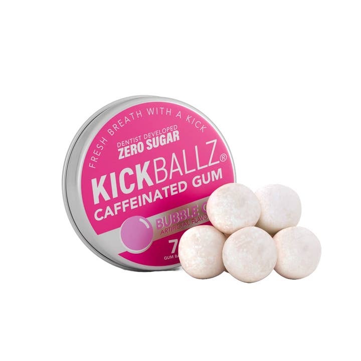 KickBallz Caffeinated Gum for wholesale by NYSLIFE