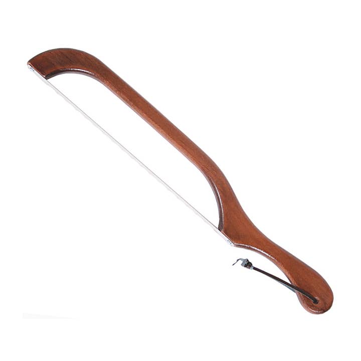 Out of the Woods of Oregon - Wholesale Kitchen/Utility Knife - Bread & Bagel Slicer - Walnut Finish