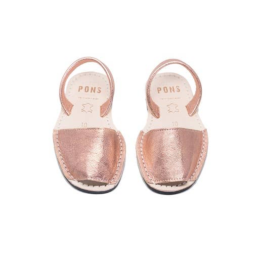Pons - Wholesale Sandals - Kids - Pons Shoes - Classic Metallic Kids