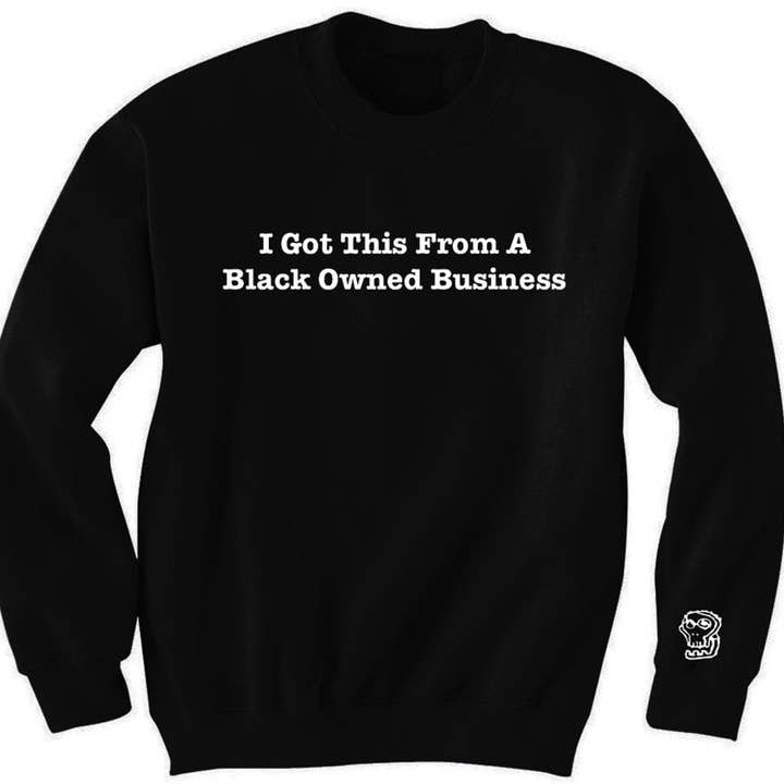 Pull d'affaires noir Support pour la vente par black N ugly