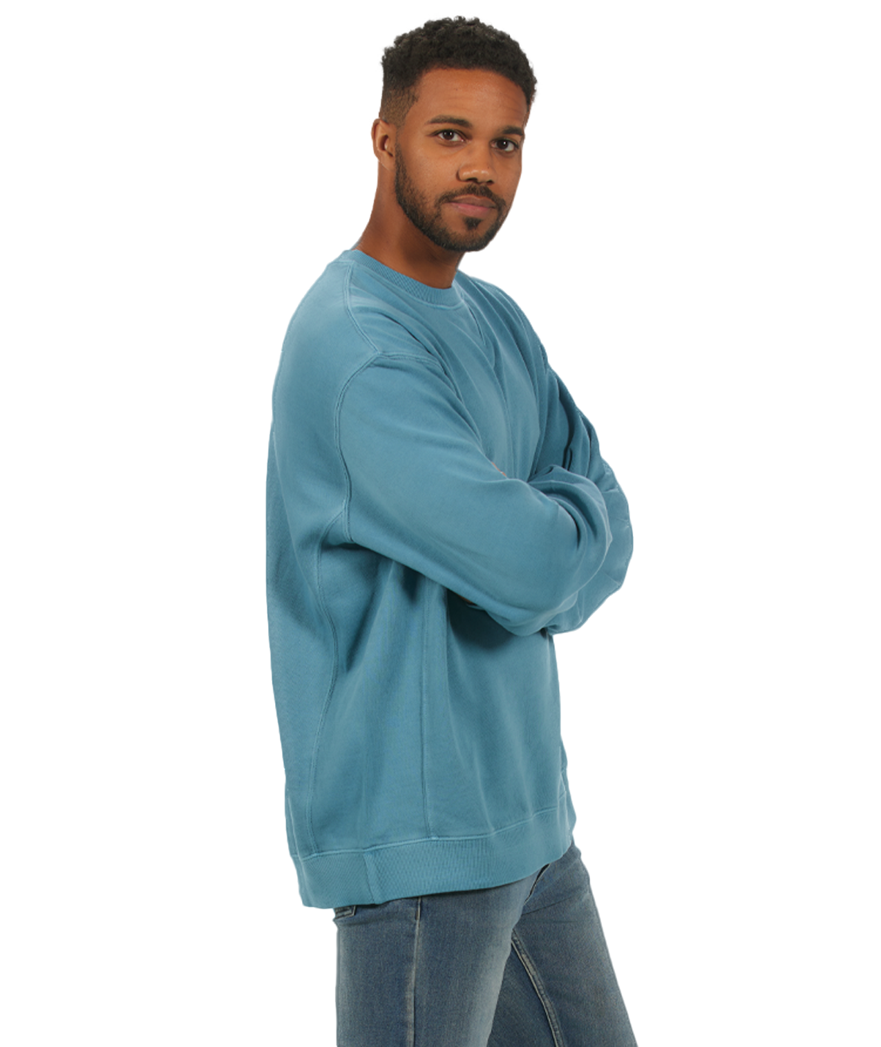 U.S. Apparel - Wholesale Sweatshirt - Women's - Unisex Garment Dyed Fleece Crew16