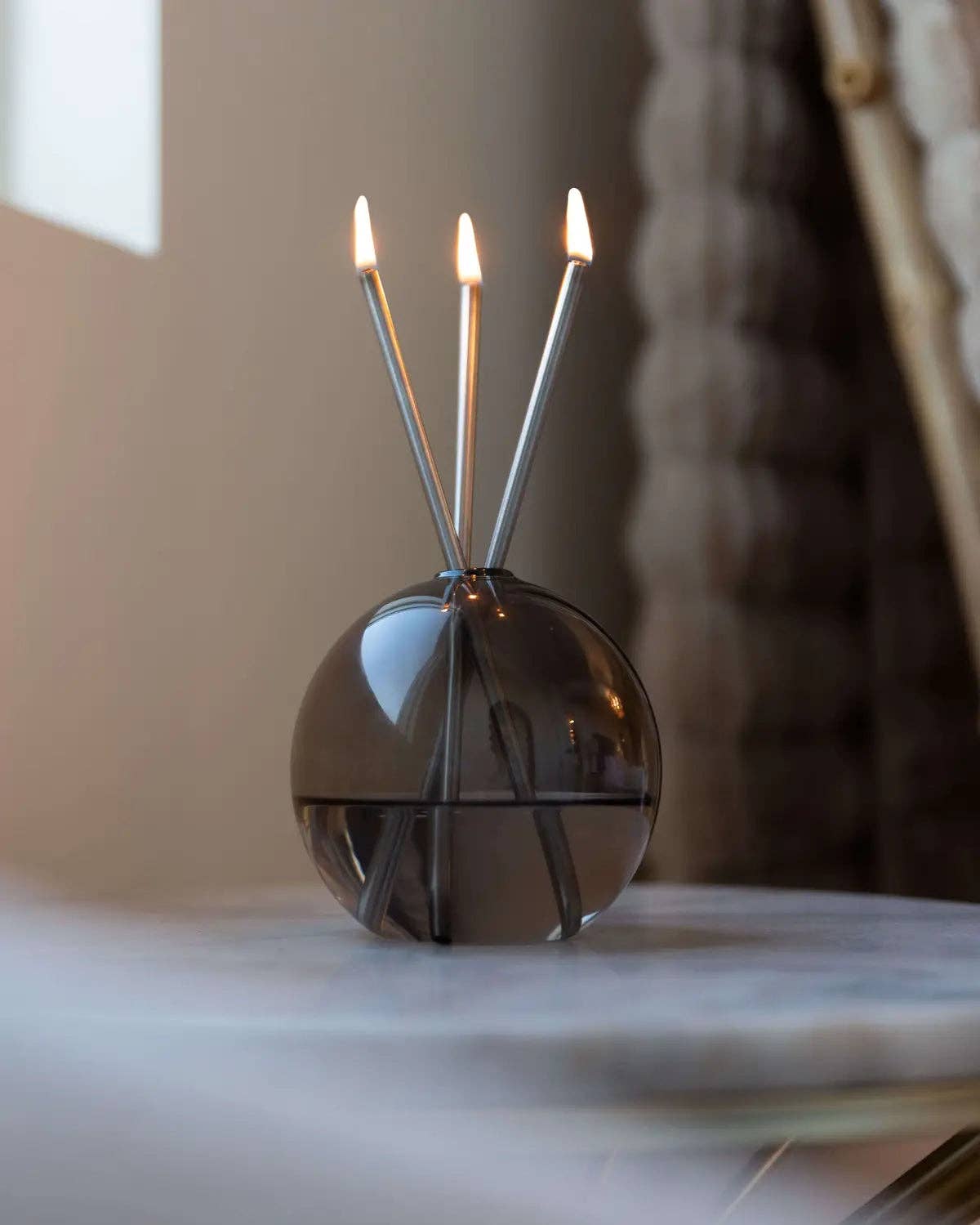 Everlasting Candle - Wholesale Vase - Neva Vase, Storm [x6] --WHOLESALE7