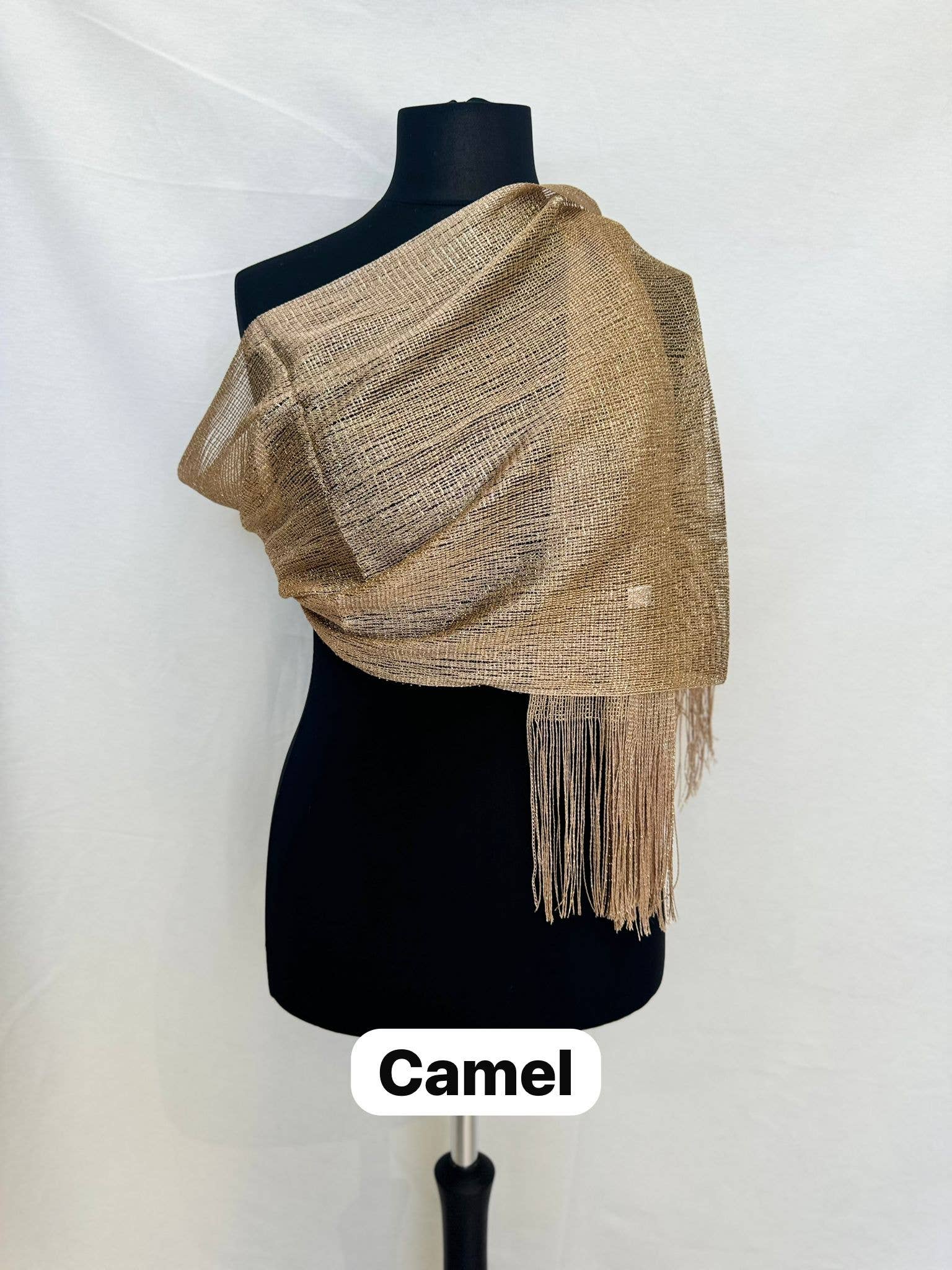 Invitadissimas - Wholesale Scarf - Women's - FRINGE SHAWL 50*200cm1