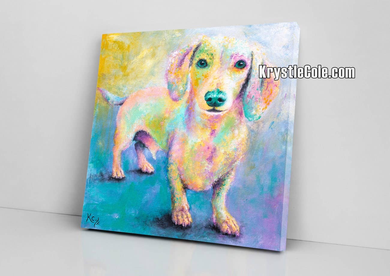 Krystle Cole Fine Art - Wholesale Art Print - Dachshund Art Print - Harry5