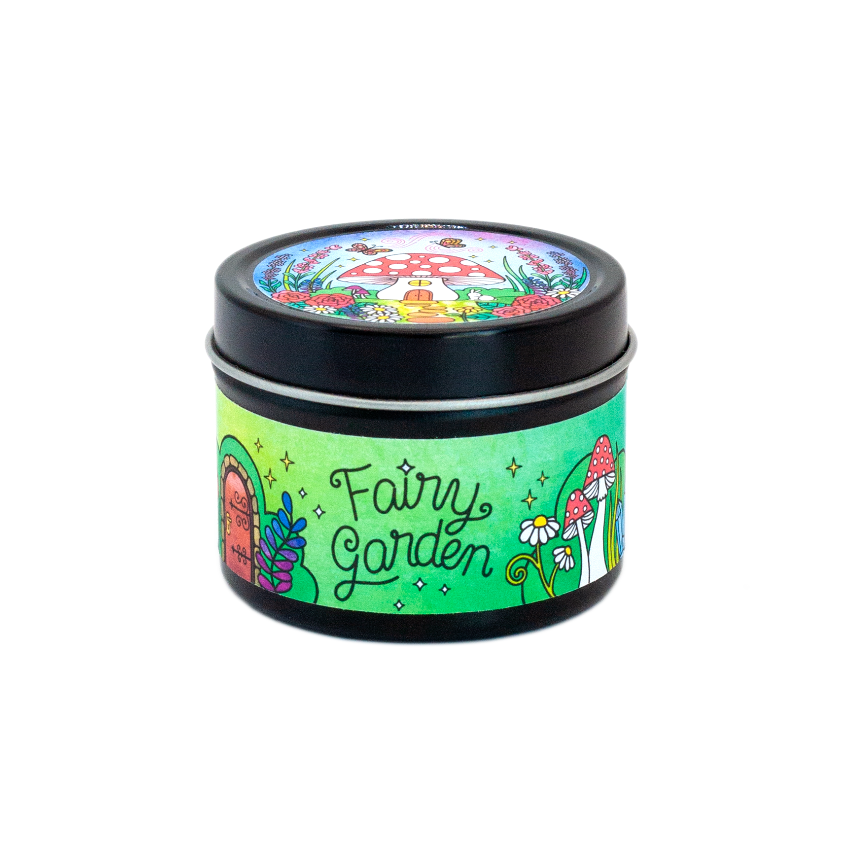 Rachel Beyer - Wholesale Travel Candles - Fairy Garden Soy Candle - Lemongrass + Ylang Ylang0