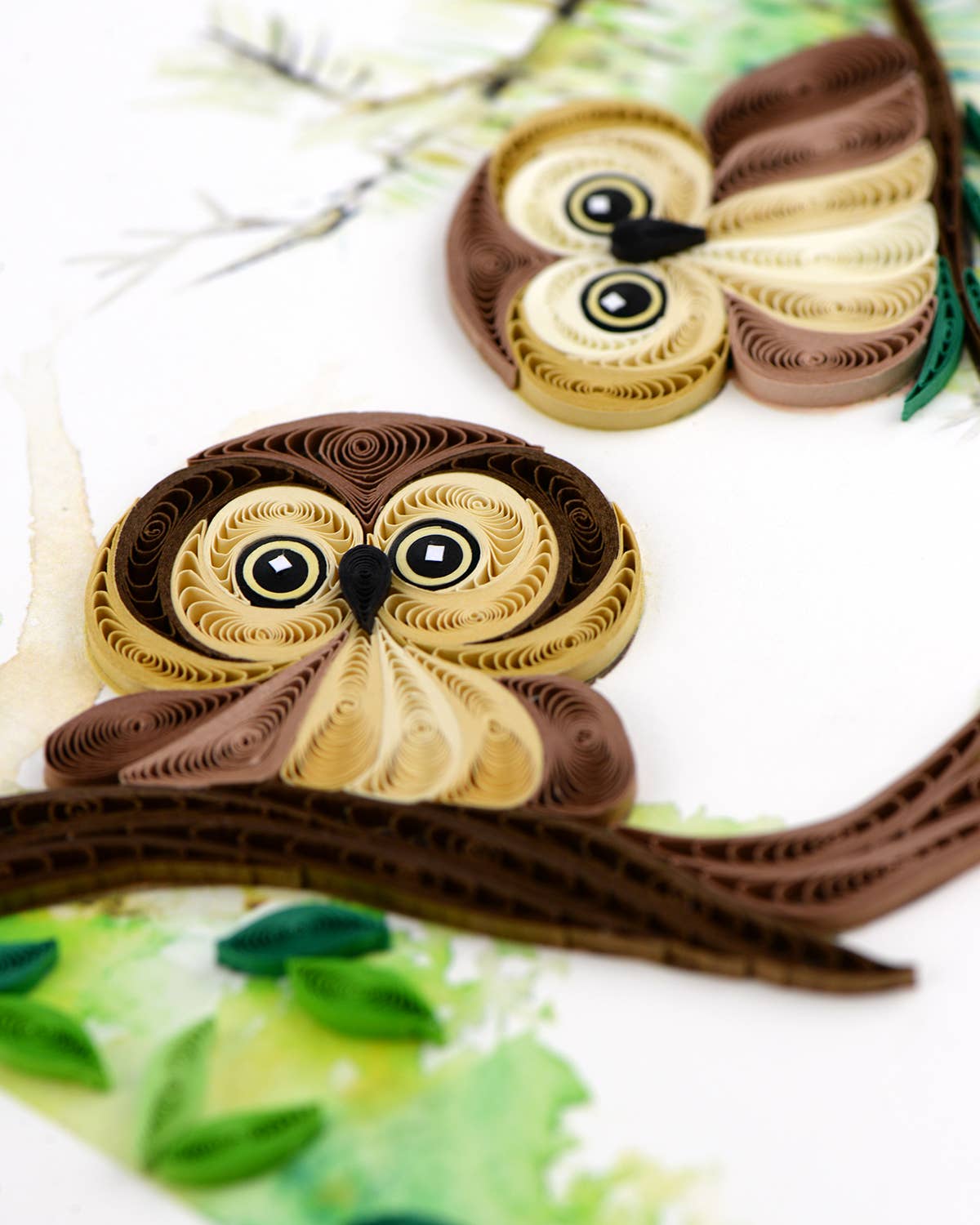 Quilling Card - Wholesale Everyday Greeting Card - Owlets Everyday Quilled Greeting Card1