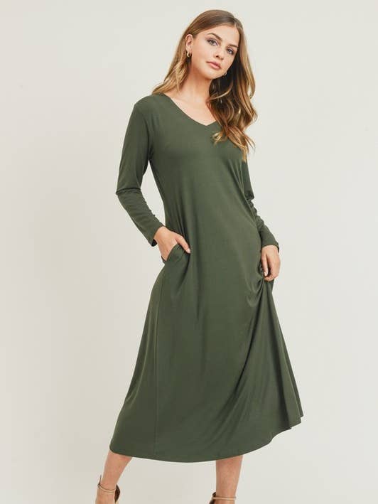 Long Sleeve Maxi Dress 1001 for wholesale by Yelete