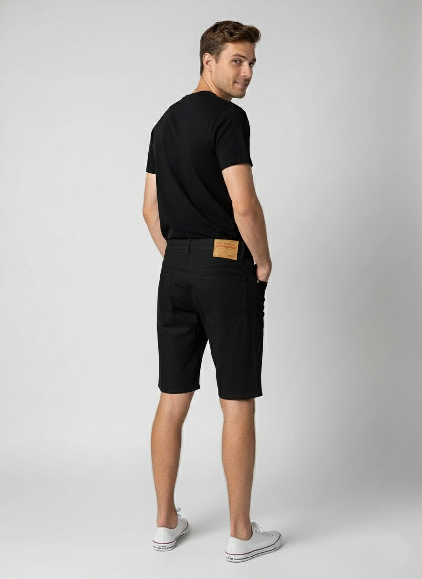 Lime Tree Clothing Inc. – Engroshandel Shorts – Mænd – Lime Tree Denim shorts med lige pasform – Jorts til mænd4