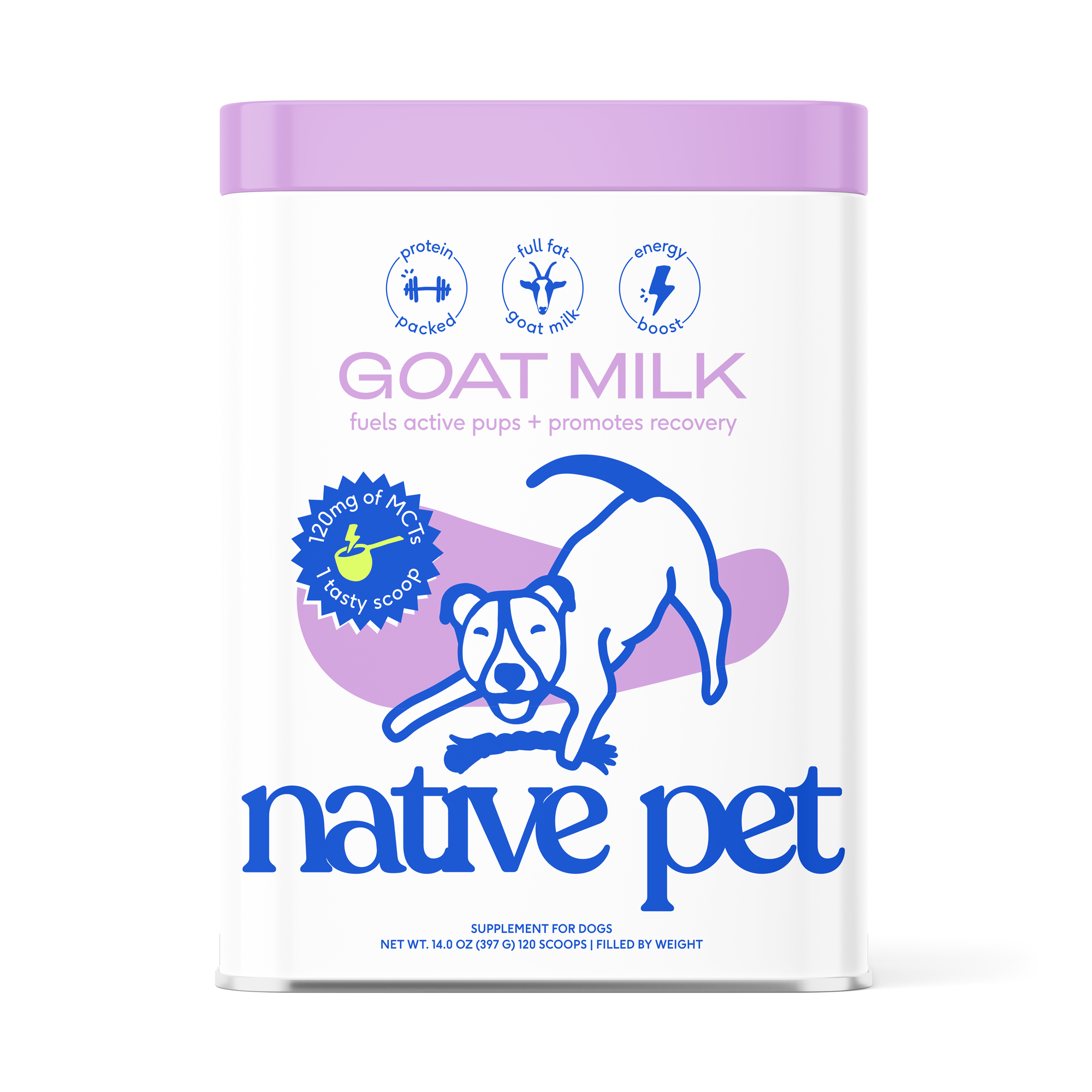 Native Pet - Wholesale Pet Supplement - Dog - Goat Milk Powder Recovery & Energy Support for Active Dogs8