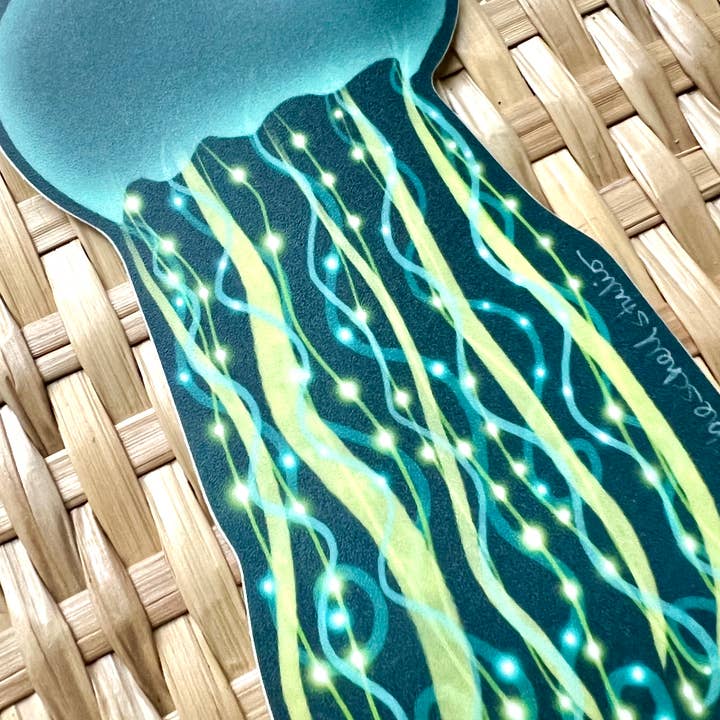 Bramble Schell Studio - Wholesale Sticker - Jellyfish Vinyl Sticker1