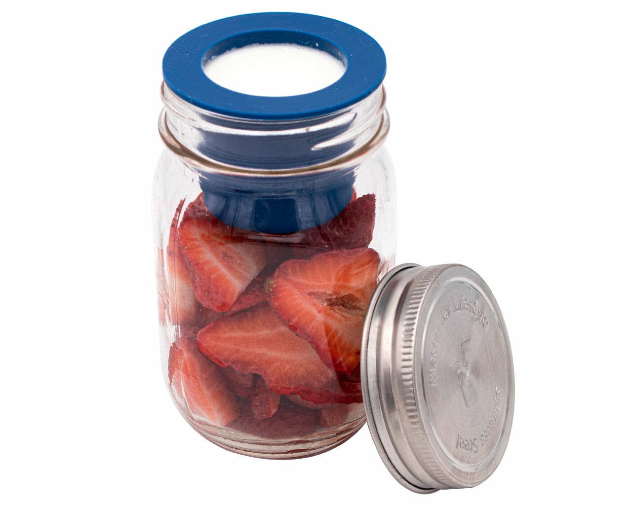 Mason Jar Lifestyle - Wholesale Food Storage Container - Mason Jar Divider Cup for Salads, Dips, and Snacks2