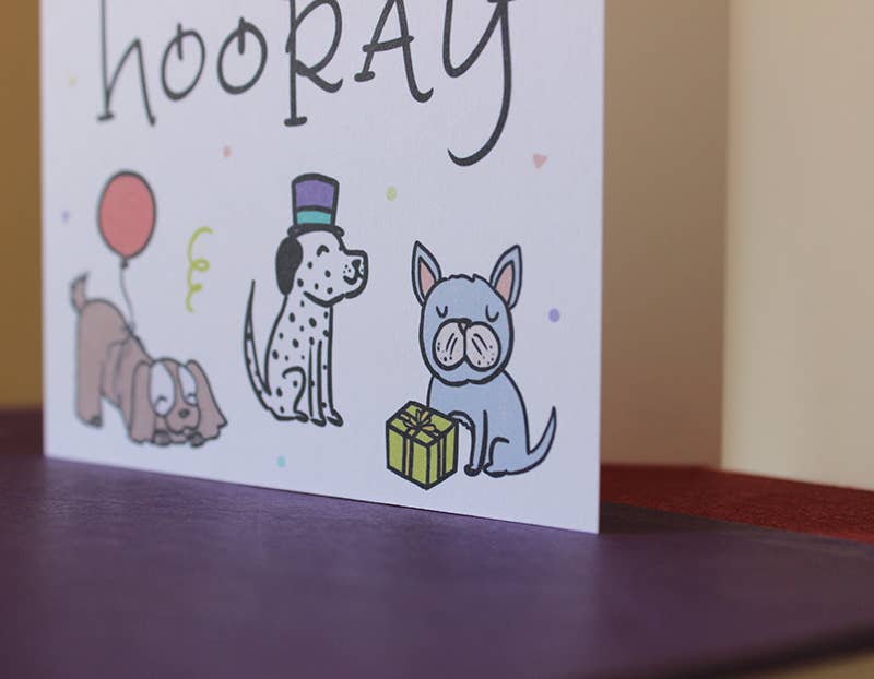 Lacelit | Stationery & Gifts by Kimberly Kuniko - Wholesale Birthday Card - Yip Yip Hooray | Birthday & Congratulations Card4