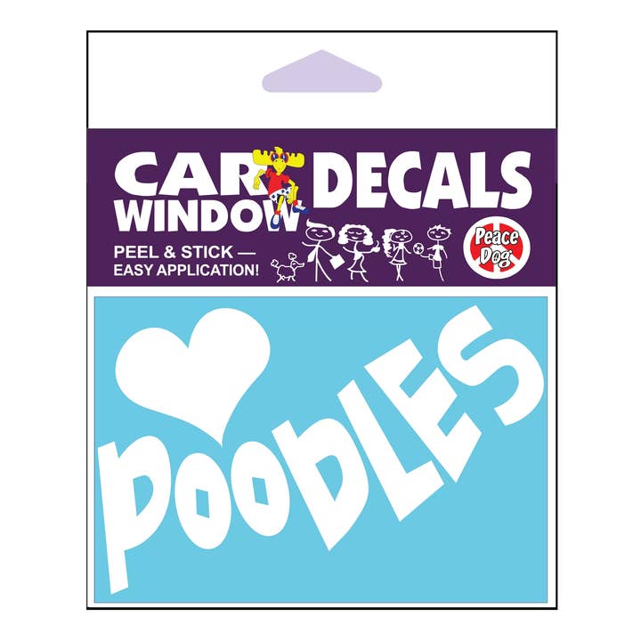 Vinyl sticker poedels voor wholesale door Imagine This Company