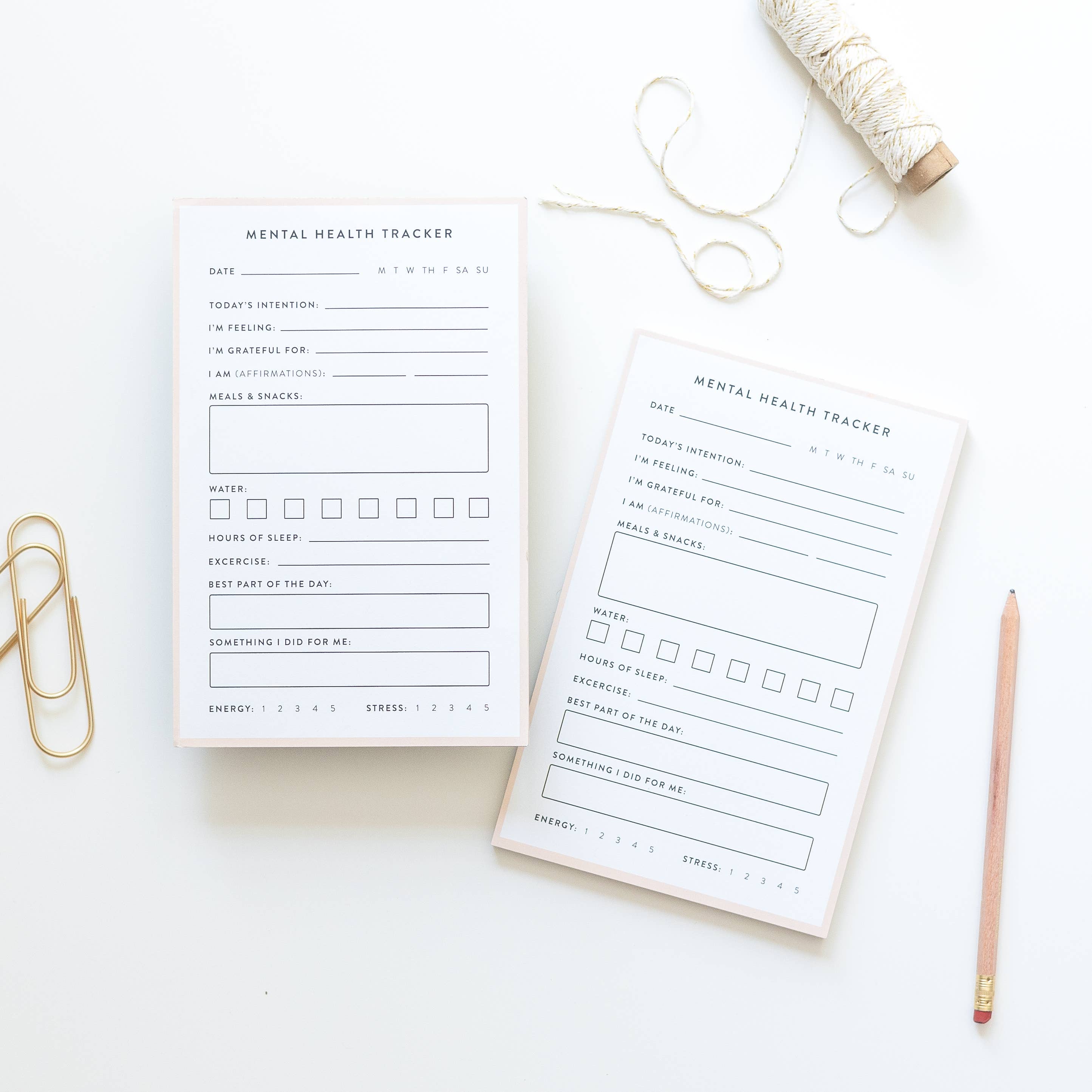 Joy Paper Co. - Venta al por mayor Libretas - Bloc de notas para seguimiento de salud mental1