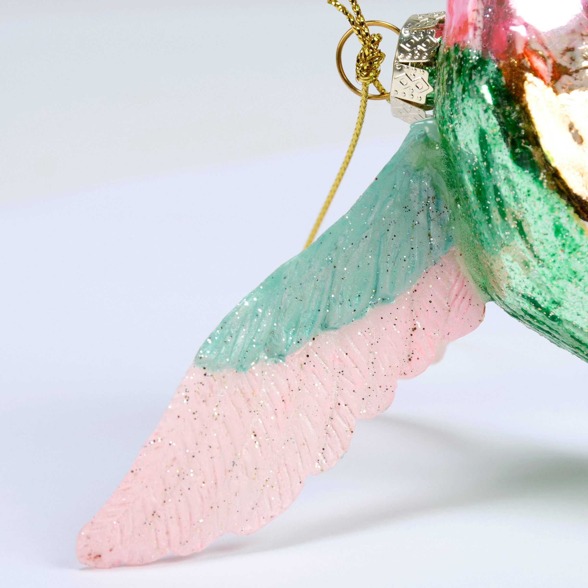 Primitives by Kathy - Wholesale Ornament - Glass Hummingbird Ornament3