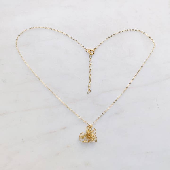 Crochet Heart Necklace for wholesale by stylishgirl