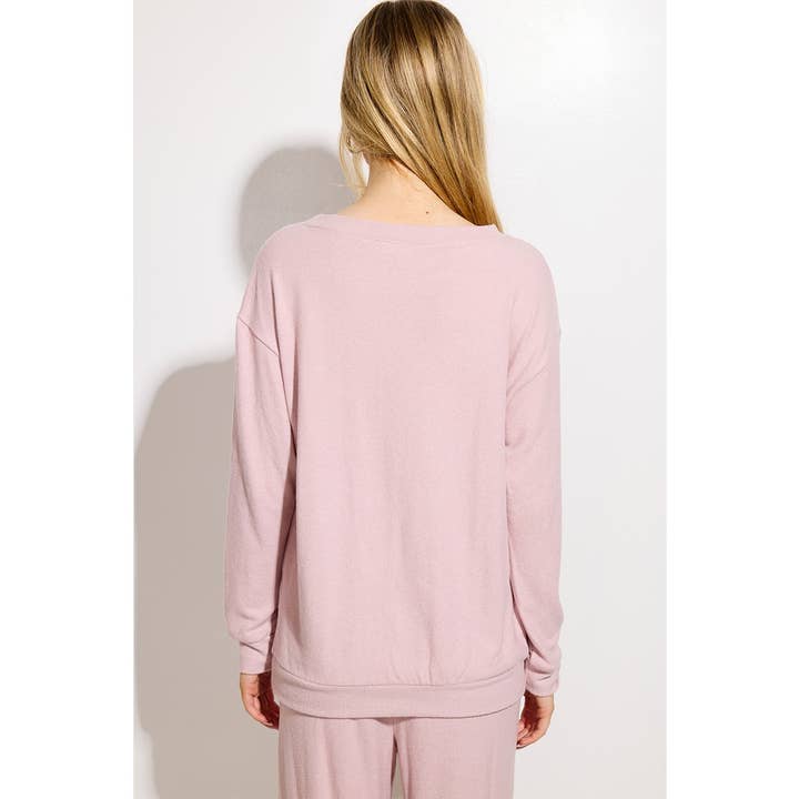 Phil Love - Wholesale Lounge Set - Women's - Santa Christmas print soft loungewear set14