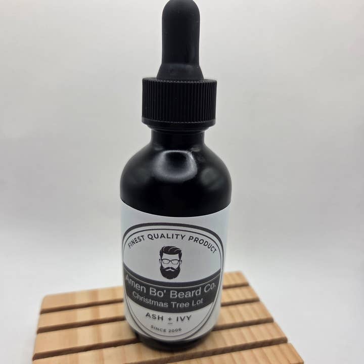 Christmas Tree Lot Beard Oil for wholesale by Ash + Ivy