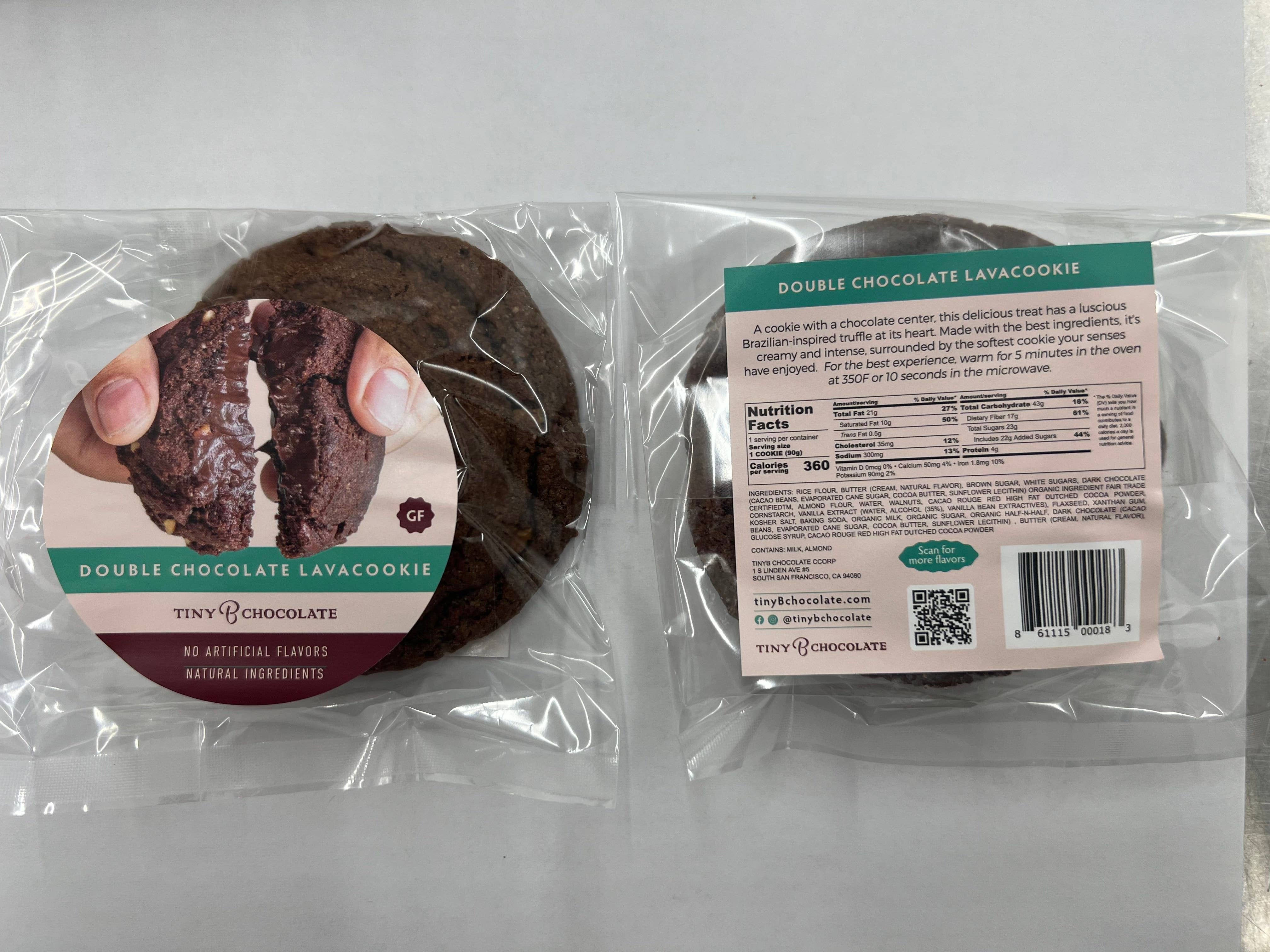 tinyB chocolate – Großhandel Cookie – Doppelte Schokoladen-Lava-Kekse, glutenfrei5