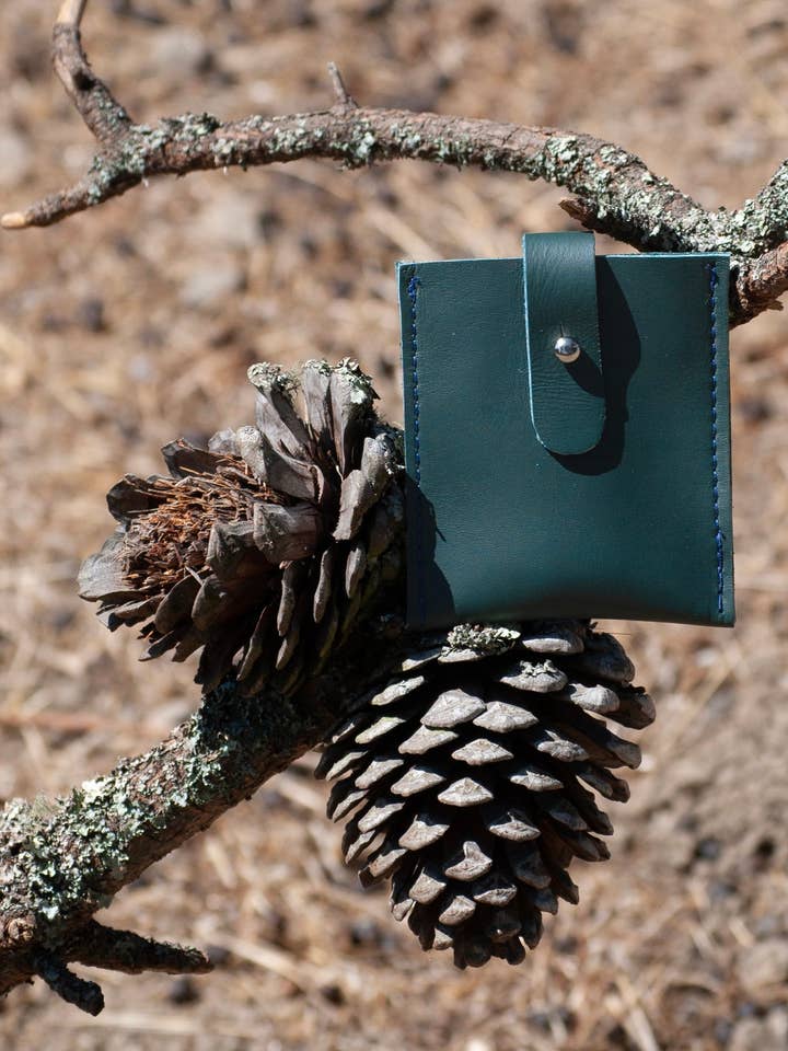 Card Wallet with Pop Out Tab in Yellow, Green, Brown & Black for wholesale by normal Behaviour