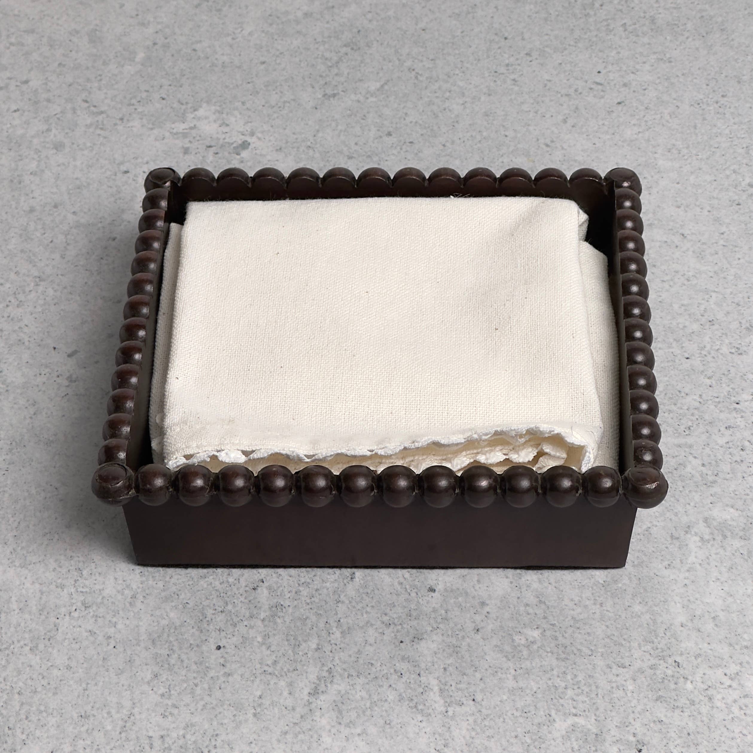 India Handicrafts Inc - Wholesale Napkin Holder - Copper Napkin Box1